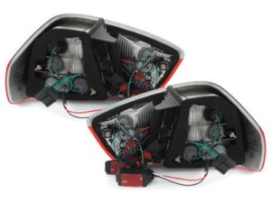 Πίσω φανάρια led για BMW E90 (2005-2008) –  φιμέ φλας – σετ 2τμχ.