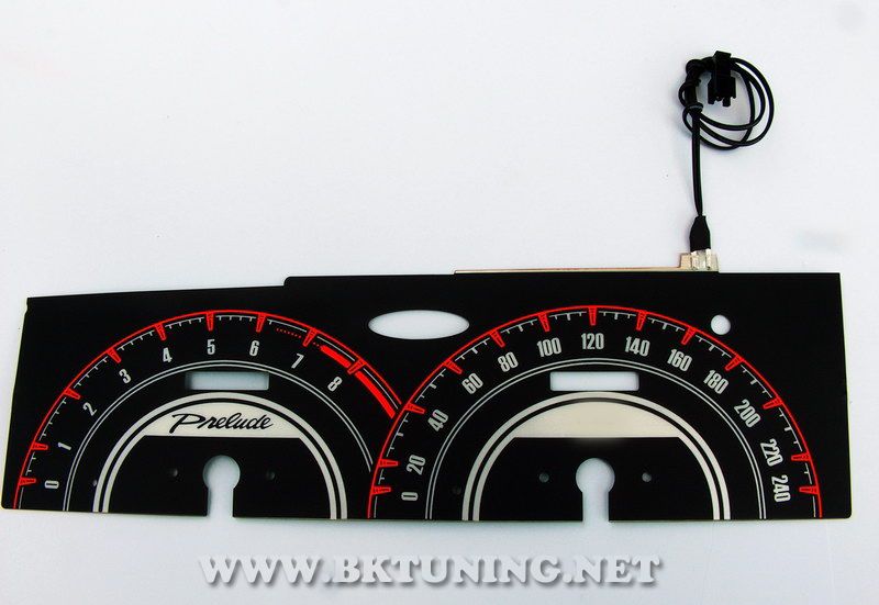 Φωτιζόμενο όργανο για Honda Prelude 4 ης γενιάς - design 1