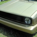 Μάσκα χωρίς σήμα για Vw Golf 1 με 2 φανάρια - μαύρη