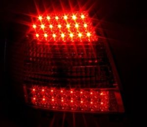 Πίσω φανάρια τύπου led για Audi A4 sedan (1995-2001) – μαύρα – σετ 2τμχ.