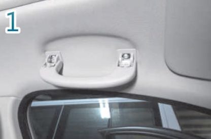 Κονσόλα για γυαλιά ηλίου για BMW E90 /E91 /E92 /X1 E84 (2009+) - γκρι