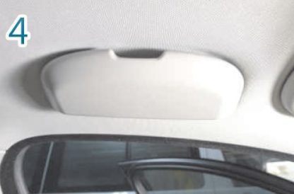 Κονσόλα για γυαλιά ηλίου για BMW E90 /E91 /E92 /X1 E84 (2009+) - γκρι