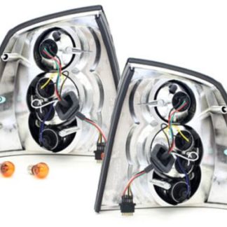 Πίσω φανάρια για Opel Astra G 3/5 πορτο (1998-2004) - μαύρα - σετ 2τμχ.
