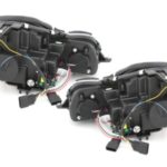 Φανάρια εμπρός led για Mercedes W211 E-Class (2002-2006) , με λάμπες (Η1) - σετ 2τμχ.