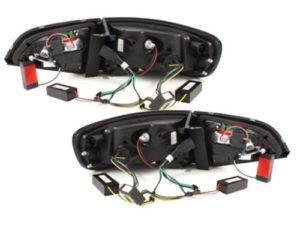 Πίσω φανάρια led για Audi A4 Β8 8Κ combi (2008-2011) – μαύρα – σετ 2τμχ.