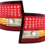 Πίσω φανάρια led για Audi A6 combi (1997-2004) - φιμέ / κόκκινα - σετ 2τμχ.