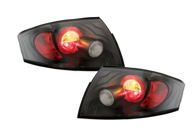 Πίσω φανάρια Audi TT (1998-2005) - μαύρα - σετ 2τμχ.