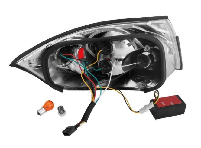 Πίσω φανάρια Audi TT (1998-2005) - μαύρα - σετ 2τμχ.