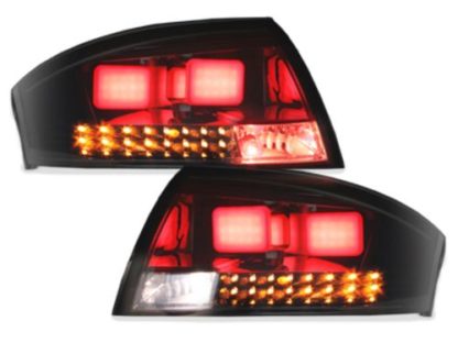 Πίσω φανάρια led μαύρα Audi TT (1998-2005) - σετ 2τμχ.
