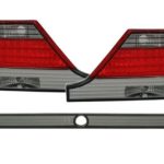 Πίσω φανάρια led Mercedes W140 (1991-1998) - φιμέ φλας - σετ 2τμχ.