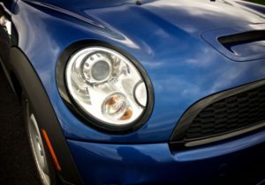 Φανάρια εμπρός angel eyes για Mini cooper (2006-2010) – χρωμίου , με λάμπες (Η1) – σετ 2τμχ.