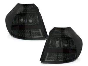 Πίσω φανάρια led για BMW E87 (2004-2007) – chrome φιμέ – σετ 2τμχ.