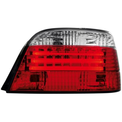 Πίσω φανάρια led με 3 φωτιζόμενες ταινίες για BMW E38 (1994-2001) - μαύρα - σετ 2τμχ.