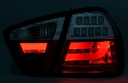 Πίσω φανάρια led για BMW E90 (2003-2007) - φιμέ - σετ 2τμχ.