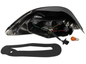 Πίσω φανάρια για Peugeot 307  (2001-2007) 3/5 πορτο  – μαύρα – σετ 2τμχ.