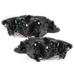 Φανάρια εμπρός led για Seat ibiza 6J (2008+) - chrome , με λάμπες (Η1) - σετ 2τμχ.