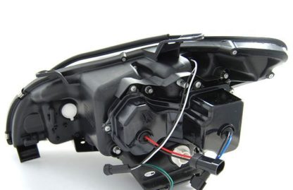 Φανάρια εμπρός led για Lexus RX330/350 (2003-2008) - μαύρα , με λάμπες (Η1) - σετ 2τμχ.