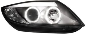 Φανάρια εμπρός angel eyes για BMW Z4 (2003-2009) – CCFL , chrome , με λάμπες (Η1) – σετ 2τμχ.