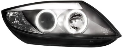 Φανάρια εμπρός angel eyes για BMW Z4 (2003-2009) - CCFL , chrome , με λάμπες (Η1) - σετ 2τμχ.