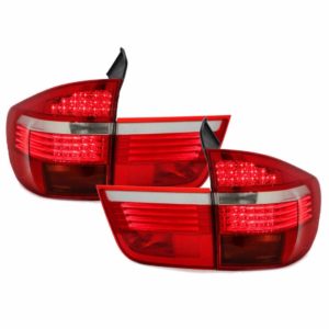 Πίσω φανάρια led για BMW X5  (2007+) – chrome – σετ 2τμχ.