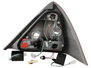 Πίσω φανάρια led για Mercedes R170 SLK (1996-2004) – black – σετ 2τμχ.