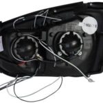 Φανάρια εμπρός led angel eyes για Subaru Impreza (2002-2005) , με λάμπες (Η1) - σετ 2τμχ.