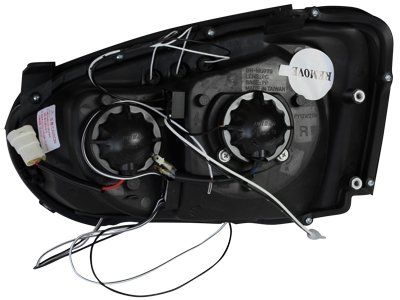Φανάρια εμπρός led angel eyes για Subaru Impreza (2002-2005) , με λάμπες (Η1) - σετ 2τμχ.