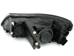 Φανάρια εμπρός led για Skoda Octavia (2008-2012) black , με λάμπες (Η1) – σετ 2τμχ.