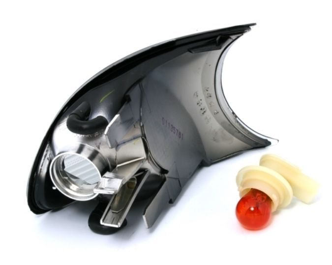 Φλας δίπλα στο φανάρι για BMW E46 coupe / cabrio (2001-2003) - φιμέ - σετ 2τμχ.