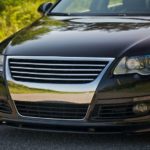 Μάσκα χωρίς σήμα για Vw Passat 3C (2005-2010) - χρωμίου με ανοίγματα για parktronic