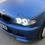 Δαχτυλίδια led angel eyes για  BMW E46 coupe (2003+) με 66 led - κίτρινα