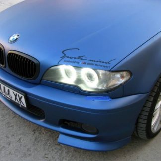 Δαχτυλίδια led angel eyes για BMW E46 coupe (2003+) με 66 led - κίτρινα