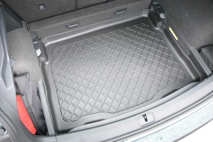 Πατάκι λαστιχένιο για πορτ - μπαγκάζ για Volkswagen Tiguan II SUV 5 door (2016+) lower boot ; no spare tyre ; adjustable boot floor in the lowest position - 1τμχ.