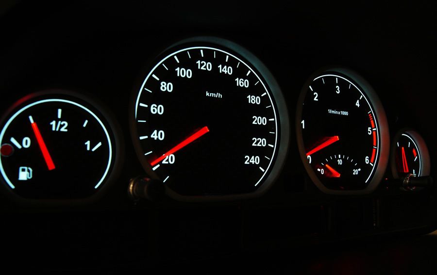 Φωτιζόμενα όργανα κοντέρ για BMW E39 (1995-2003) - λευκό