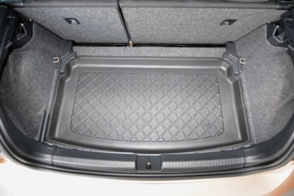 Πατάκι λαστιχένιο για πορτ - μπαγκάζ για Volkswagen Polo VI 5 doors 2017+ lower boot; adjustable boot floor in the lowest position - 1τμχ.