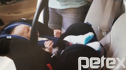 Παιδικό κάθισμα αυτοκινήτου με χερούλι Junior - Bambini - γκρι χρώμα