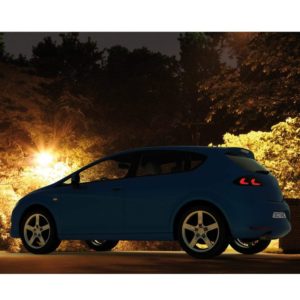 Πίσω φανάρια led για Seat Leon 1P (2005-2009)- Lightbar design φιμέ – σετ 2τμχ.