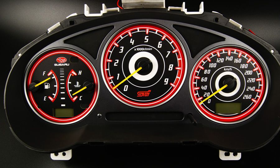 Φωτιζόμενα όργανα ταμπλό για Subaru Impreza (1992-2000) - design 1
