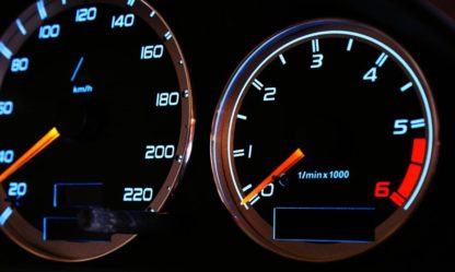 Φωτιζόμενα όργανα για Mercedes W210 (1995-2003) - design 1