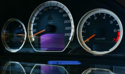Φωτιζόμενα όργανα για Mercedes W210 (1995-2003) - design 1