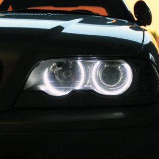 Δαχτυλίδια angel eyes για BMW E46 (1998-2005) με 66 led - Λευκό χρώμα