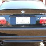 Diffuser πίσω προφυλακτήρα για BMW E46 sedan (1998-2005) - M pack - διπλό