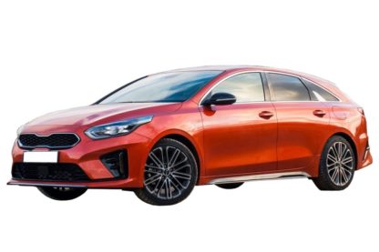 Πατάκι λαστιχένιο για πορτ - μπαγκάζ για Kia ProCeed Shooting Brake (2018+) incl. models with rails, right wing removable for additional loudspeakers (shorter wing) - 1τμχ.