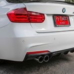 Diffuser για 2 εξατμίσεις για BMW F30 (2011+) - M pack