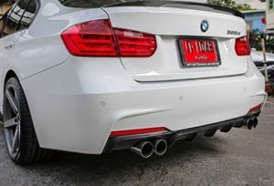 Diffuser για 2 εξατμίσεις για BMW F30 (2011+) – M pack