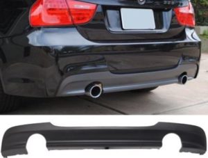 Diffuser πίσω προφυλακτήρα για BMW E90 (2005-2012) M pack – διπλό