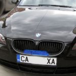 Μάσκα για BMW E60 (2005-2008) - μαύρη κυρτή  2 τμχ.