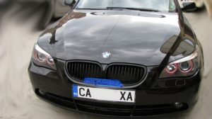 Μάσκα για BMW E60 (2005-2008) – μαύρη κυρτή  2 τμχ.