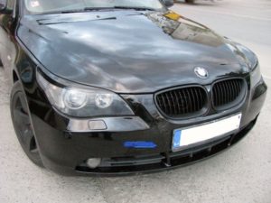 Μάσκα για BMW E60 (2003-2010) – μαύρη κυρτή – 2τμχ.