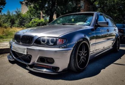 Δαχτυλίδια angel eyes για BMW E46 με προτζέκτορα και στις δύο σκάλες sedan, combi (1998-2005) / E46 coupe (1998-2003) - U-Design με δύο χρώματα